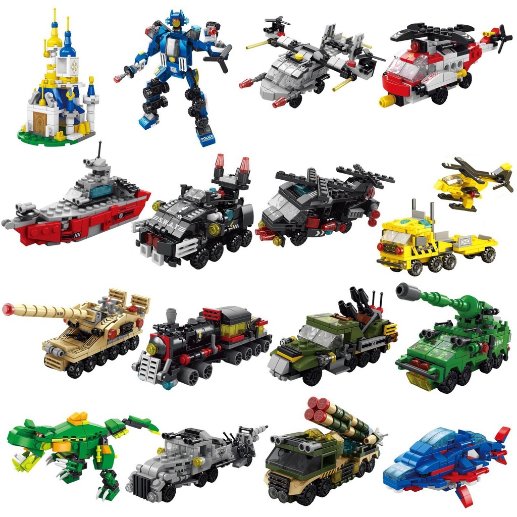 Lego Set City - 6 IN 1 Stadt Engineering Auto