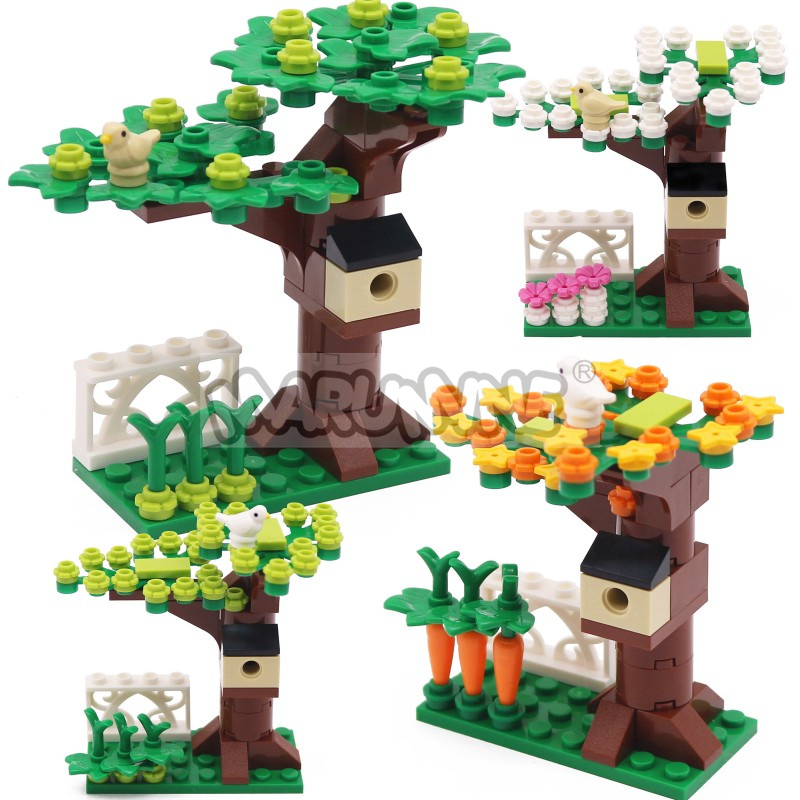 Lego Set City - MARUMINE Kleine Partikel MOC Ziegel Baumhaus