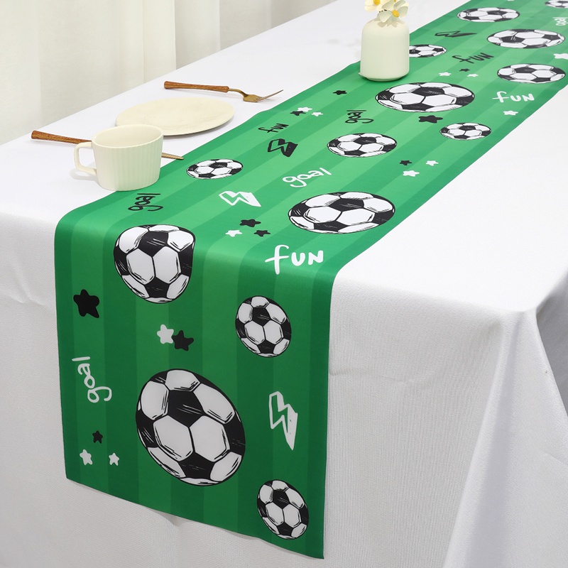Christmas Table Runner - 1pc Fußball/Fußball Party Tisch Flagge Tisch