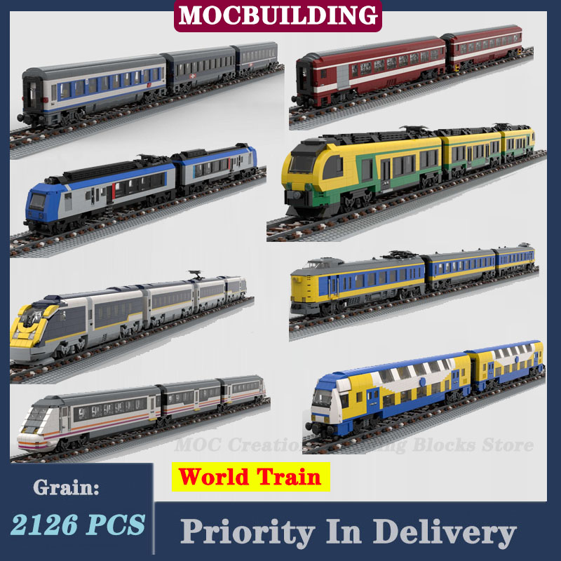 Lego Set City - Moc city klasse diesel zug etr
