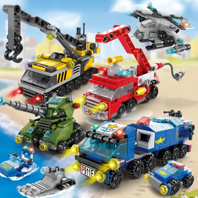 Lego Set City - City Fire Car Bausteine für Kinder,