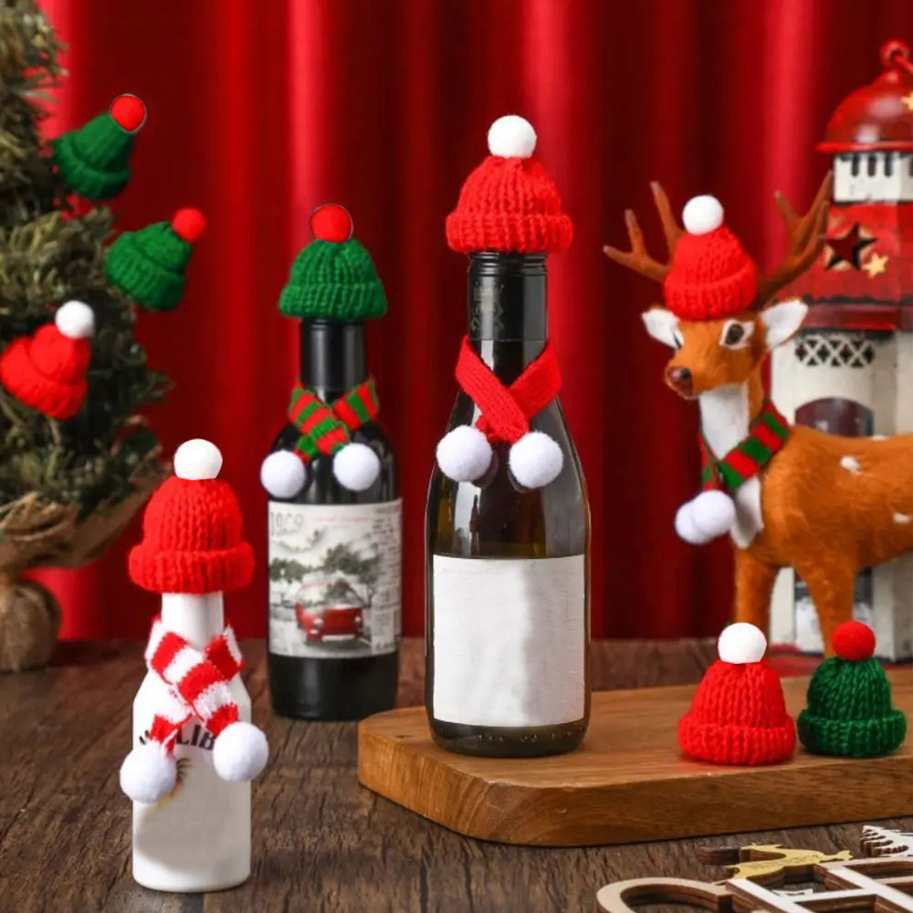 10 Stücke 3,5x5 cm Mini Weihna – Santa Hat Plush Bewertung und Preis