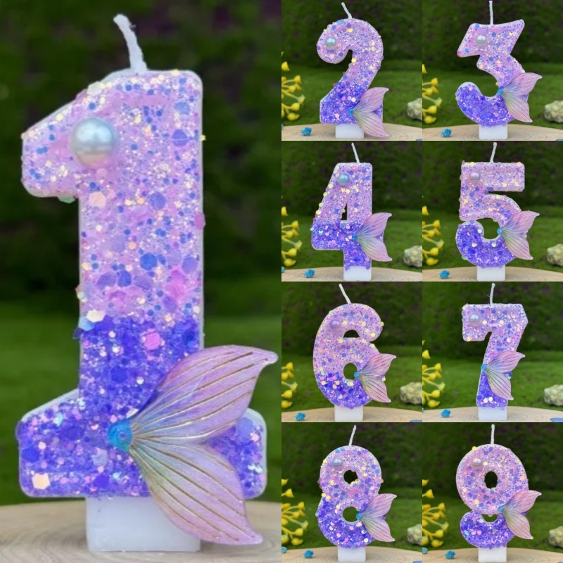 Glitzernde Lila Farbverlauf Me – Holiday Candle Set Bewertung und Preis