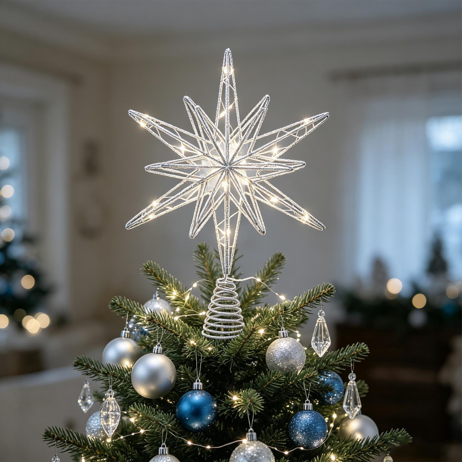 Beleuchteter Stern-Baumspitzen – Star Tree Topper Bewertung und Preis