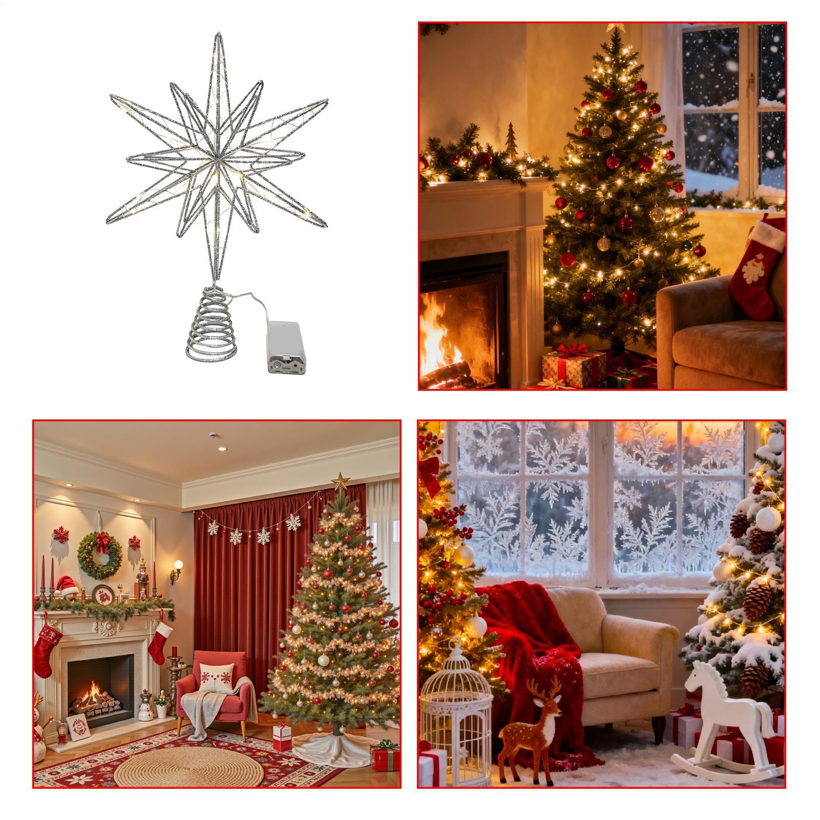Beleuchteter Stern-Baumspitzen – Star Tree Topper Bewertung und Preis