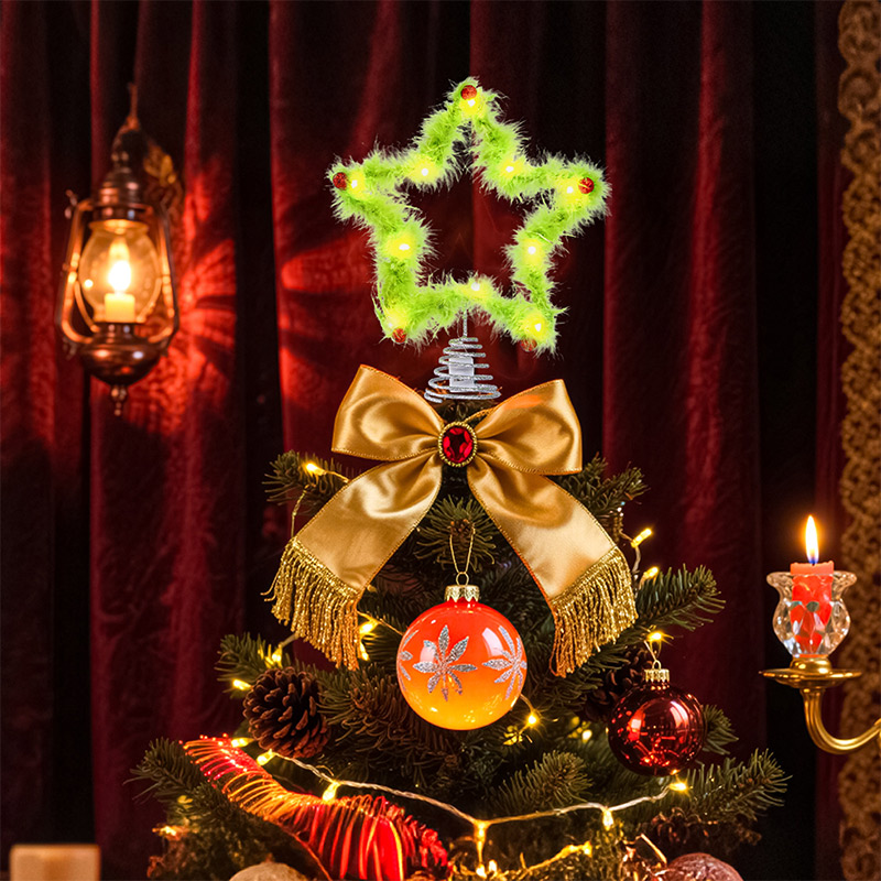 Plüsch fünfzackiger Stern Twis – Star Tree Topper Bewertung und Preis