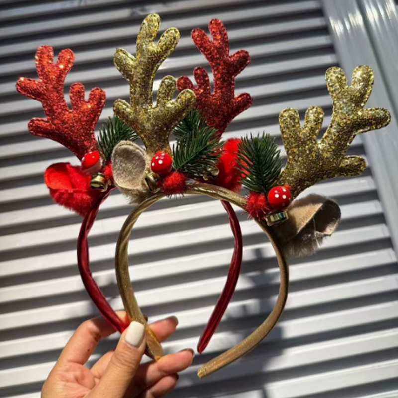 Weihnachts-Glitzer-Hirschgewei – Reindeer Antlers Headband Bewertung und Preis