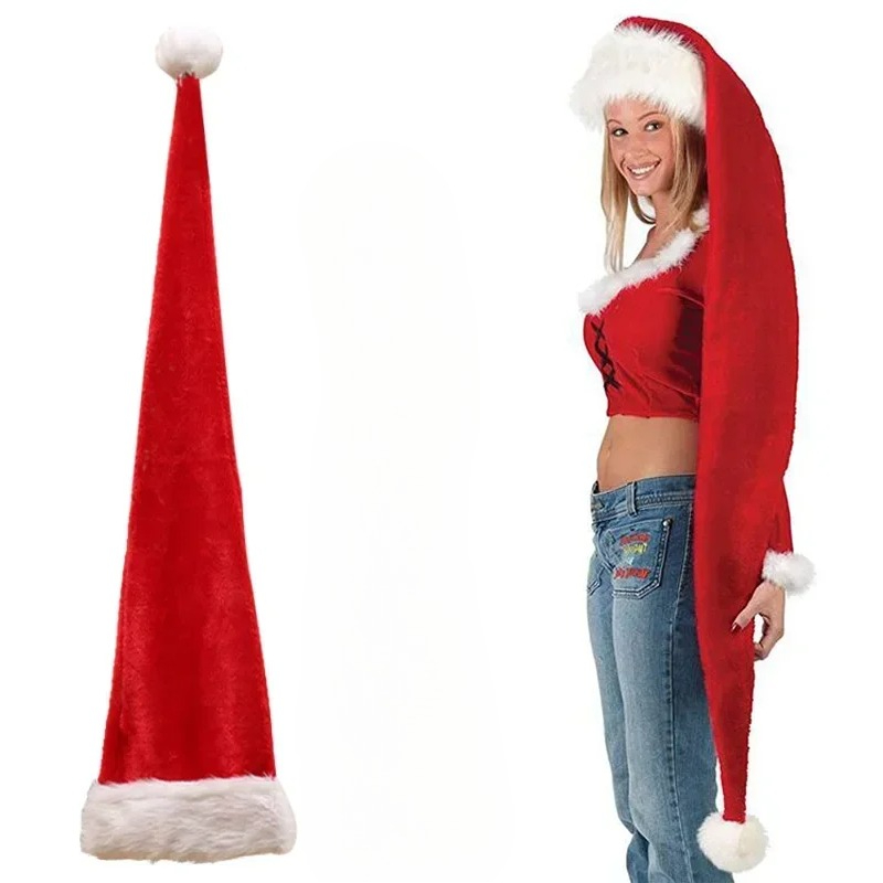 Weiche Plüsch-Weihnachtsmannmü – Santa Hat Plush Bewertung und Preis