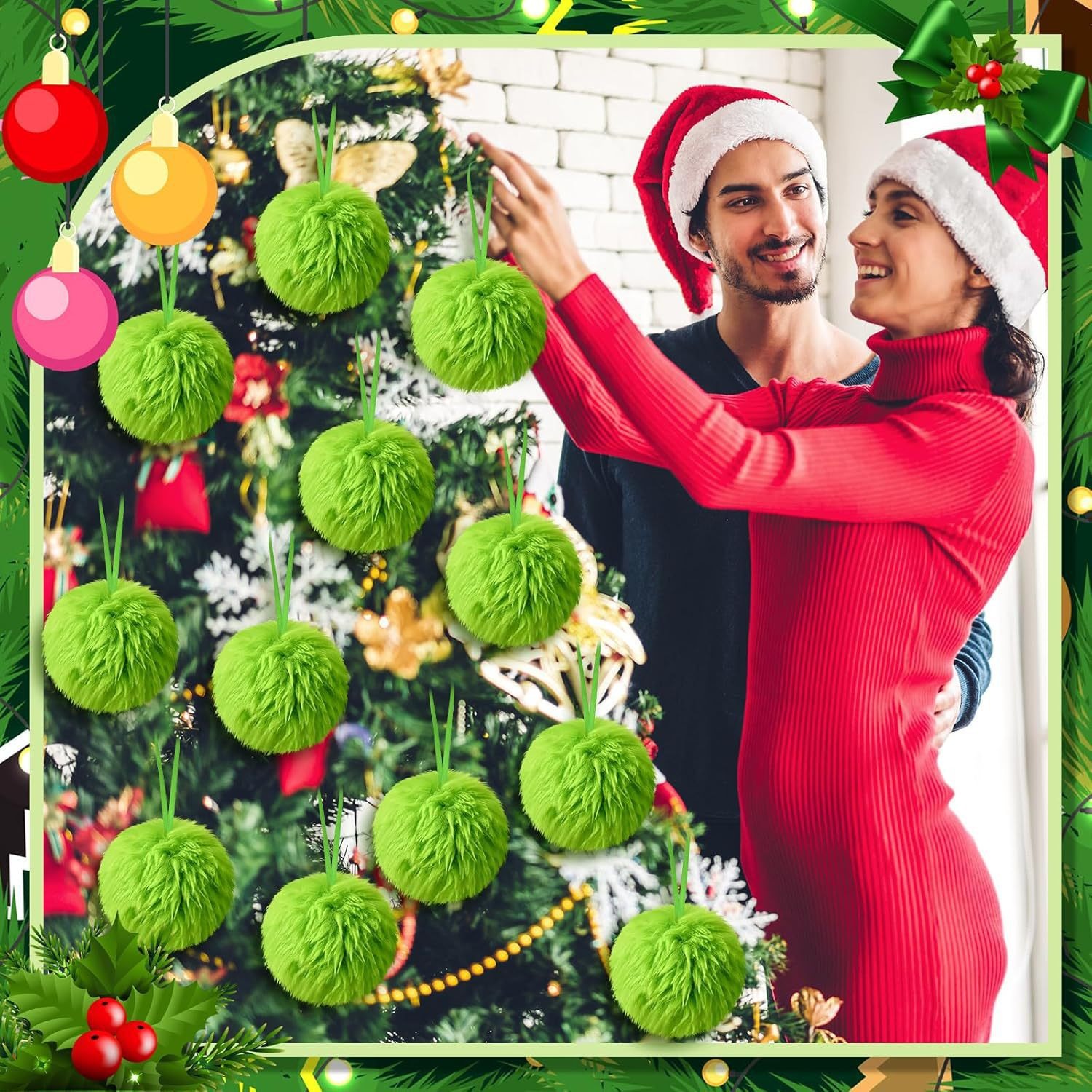 Weihnachten grün lange Plüschb – Santa Hat Plush Bewertung und Preis