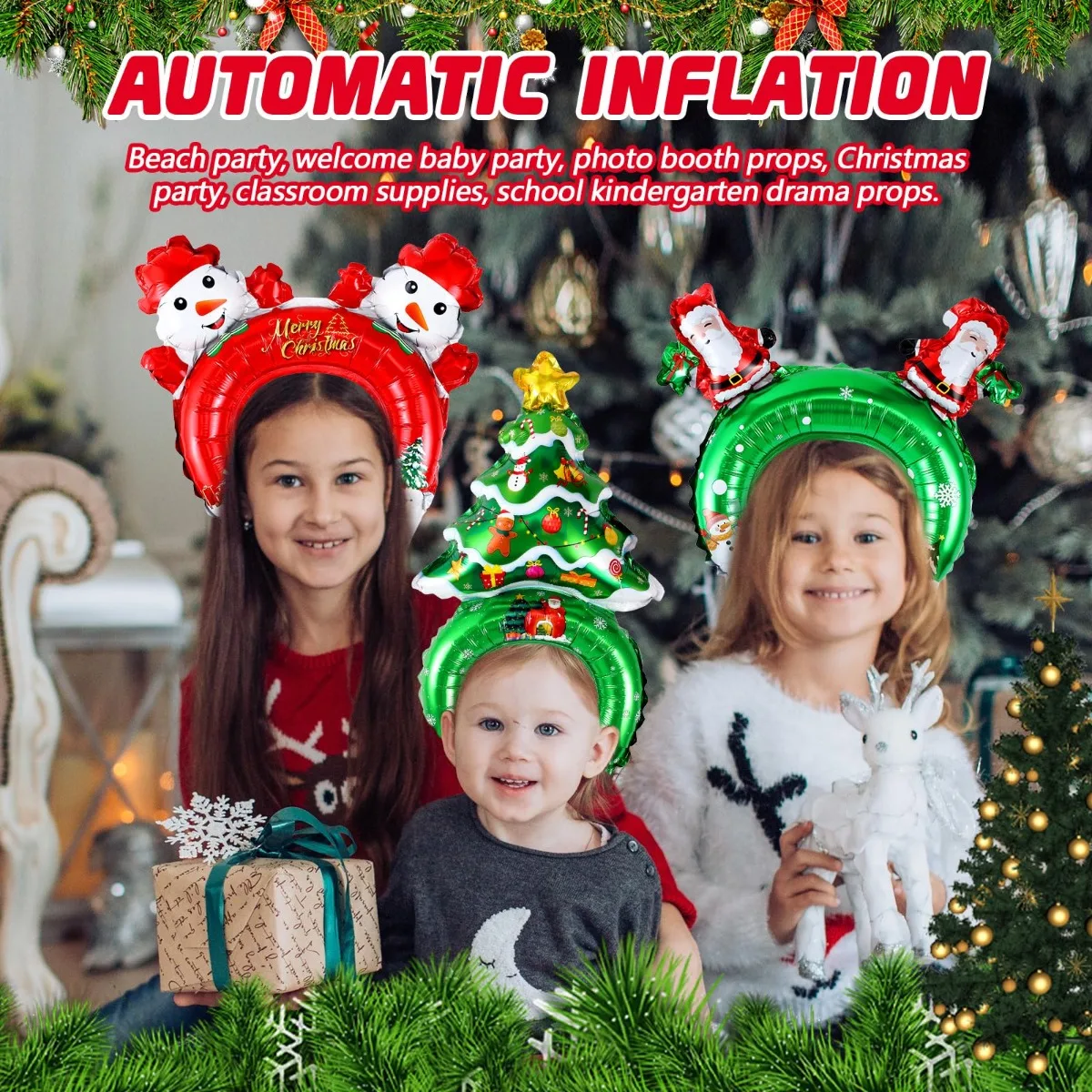 Weihnachten Aufblasbare Stirnb – Reindeer Antlers Headband Bewertung und Preis