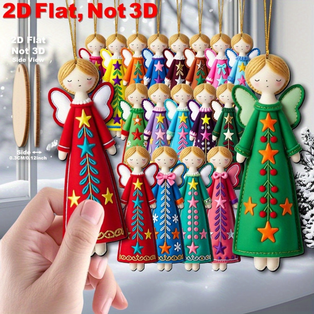 16 bunte Engelornamente – 4. 7 – Star Tree Topper Bewertung und Preis