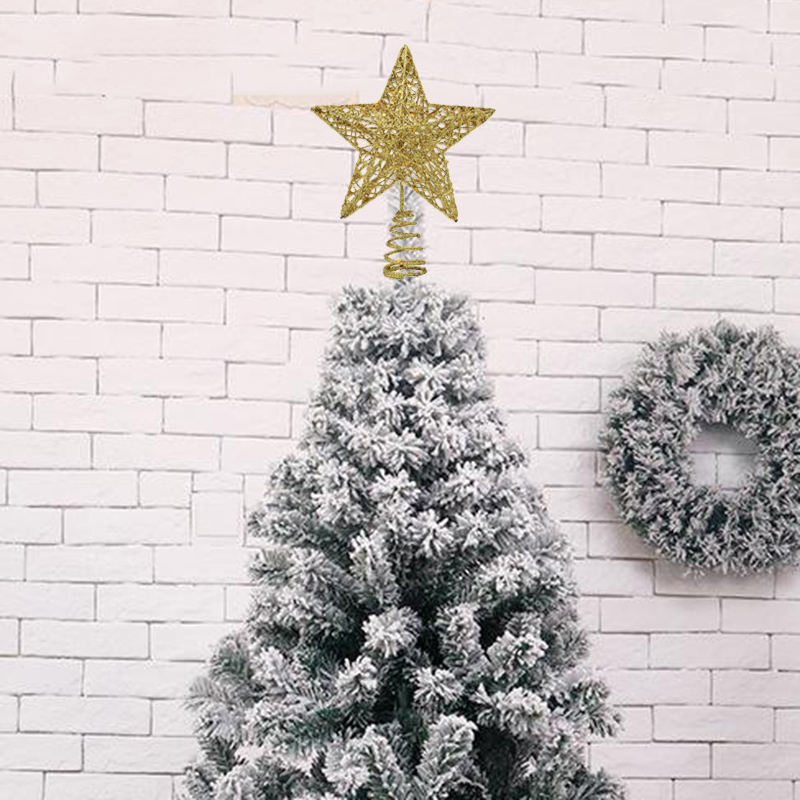 1pc Gold/Silber/Rot/Blau Glitt – Star Tree Topper Bewertung und Preis