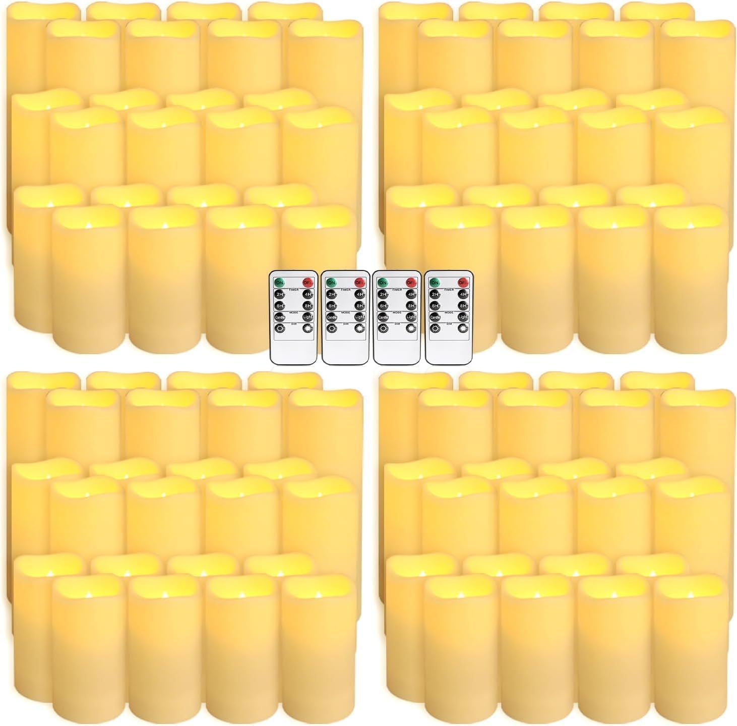 Set aus 96 wasserdichten flamm – Holiday Candle Set Bewertung und Preis