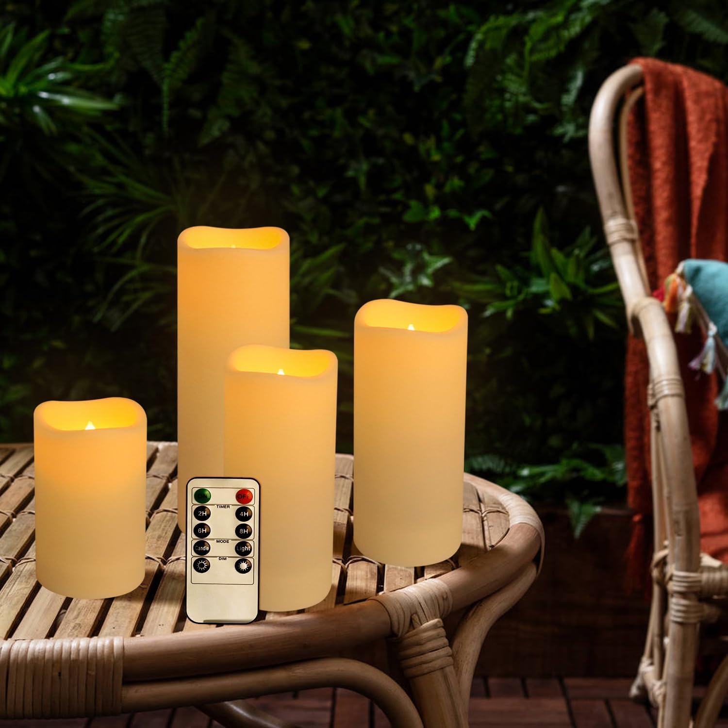 Set aus 96 wasserdichten flamm – Holiday Candle Set Bewertung und Preis