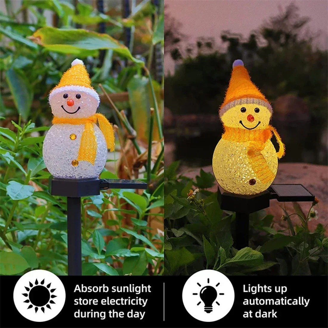 Weihnachts-Schneemann Solar-Ga – Christmas Lights Outdoor Bewertung und Preis