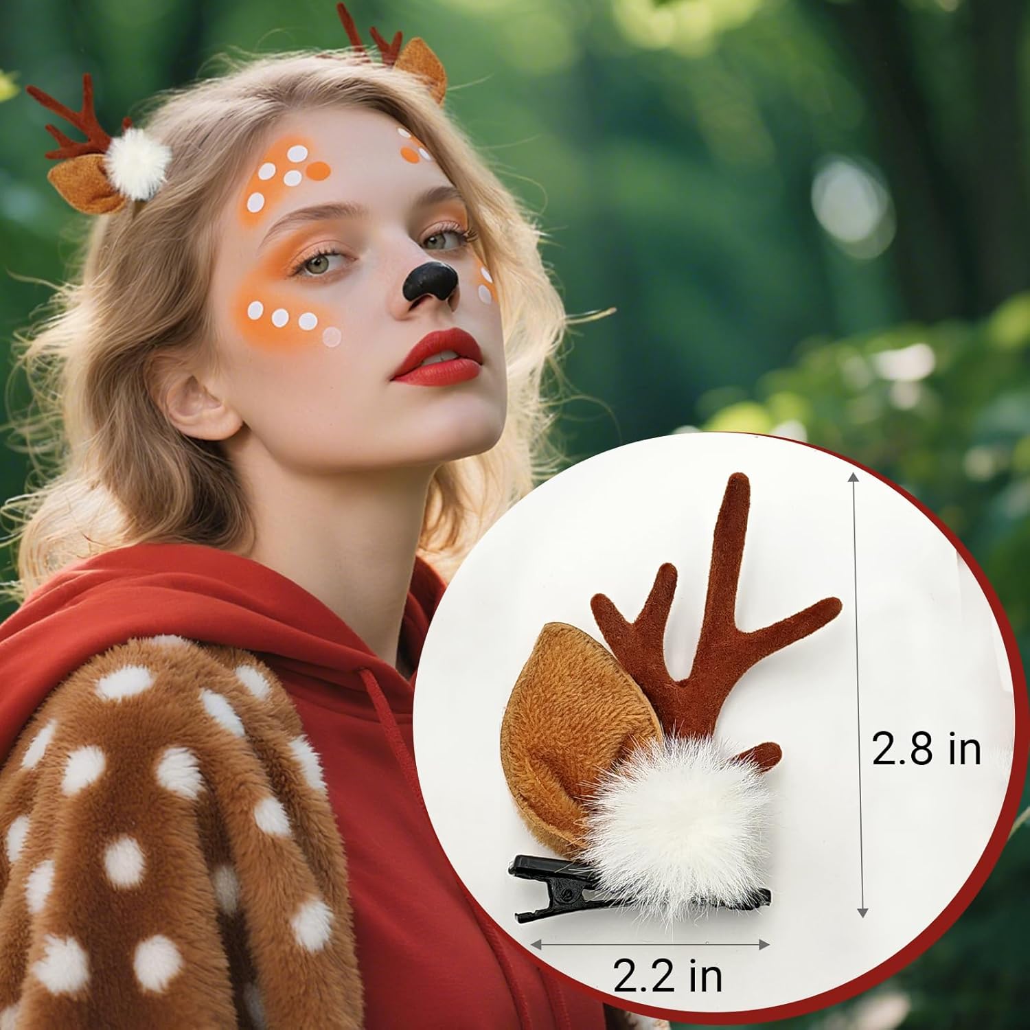 1/2 Paar kleine Hirschohren-Ge – Reindeer Antlers Headband Bewertung und Preis